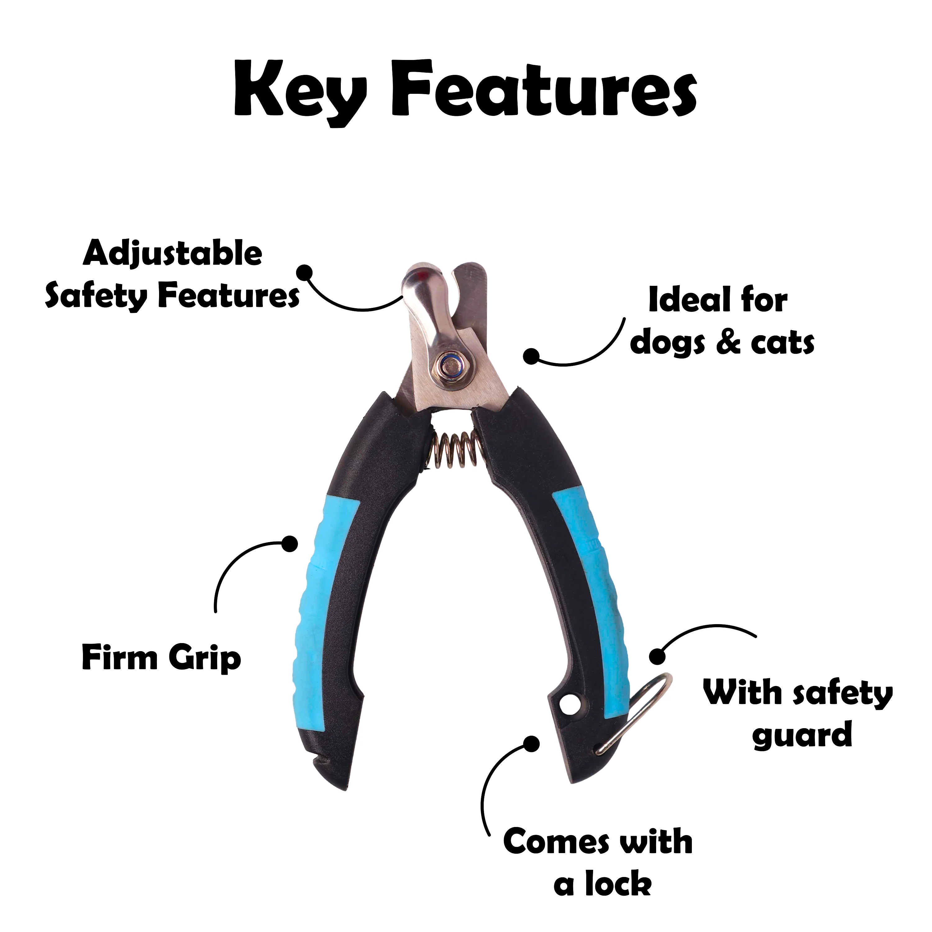 Furrtoolz Premium Nail Cutter | Safe Guard, Sharp Blades & Anti-Slip Grip - Image 5