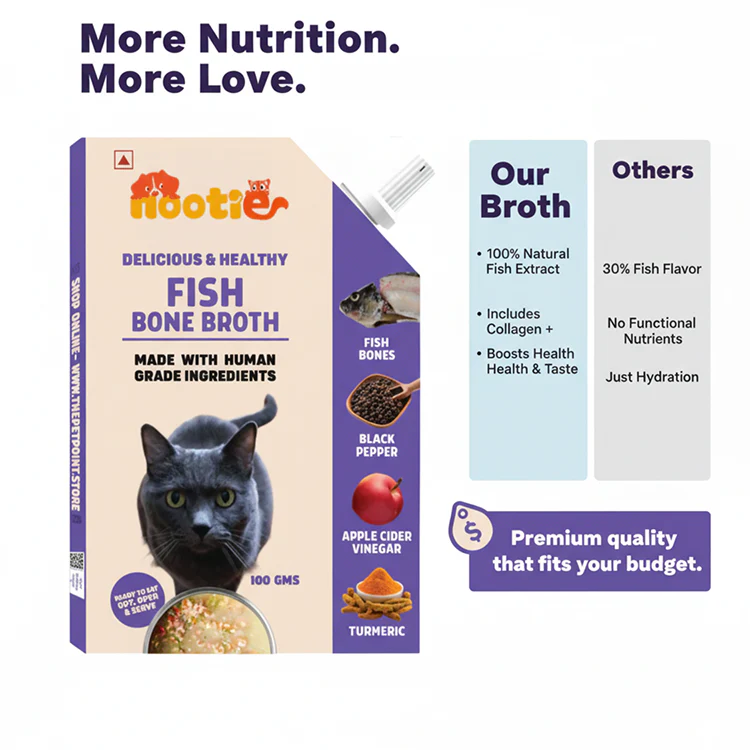 Nootie Natural Fish Broth for Dogs & Cats – Nutrient-Rich, Hydrating Meal Topper (100ml) - Image 9
