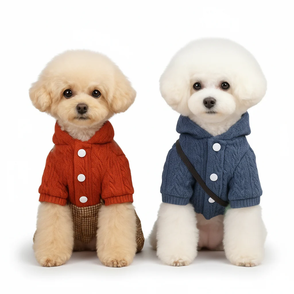 Nootie Winter Double Layer Jumpsuit for Dogs | Soft, Warm and Lightweight | Easy Wear Button Design - Image 6